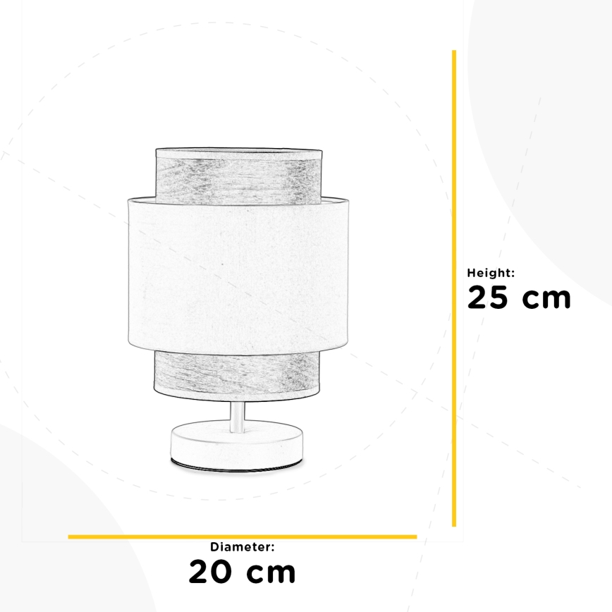 ONLI - Tafellamp LICIA 1xE27/22W/230V