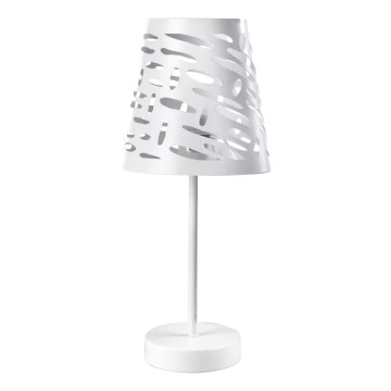 ONLI - Tafellamp RICKY 1xE14/10W/230V 28 cm wit