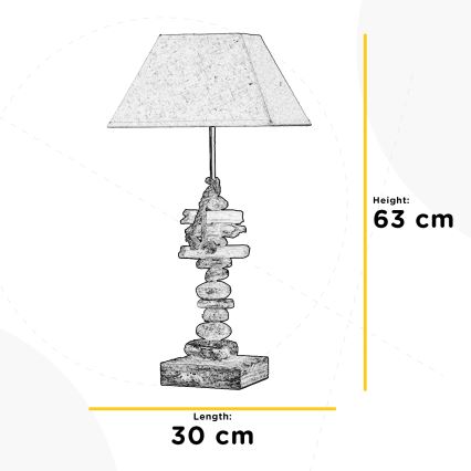 ONLI - Tafellamp SEREGON 1xE27/22W/230V 63 cm