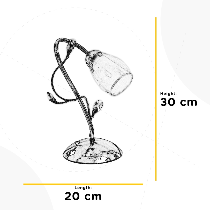 ONLI - Tafellamp SHARON 1xE14/6W/230V 30 cm