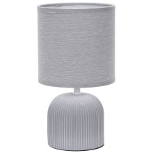 ONLI - Tafellamp SHELLY 1xE27/22W/230V grijs 28 cm