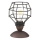 ONLI - Tafellamp SPIN 1xE27/15W/230V 23 cm zwart/bruin
