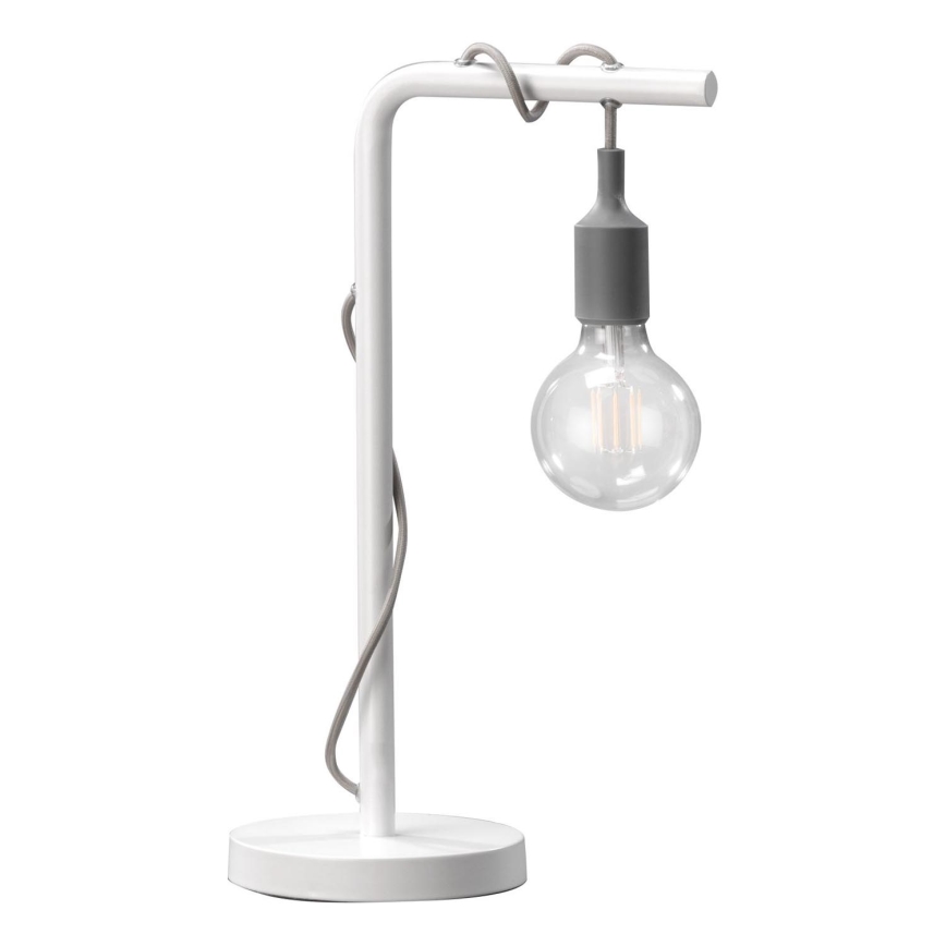 ONLI - Tafellamp WIRE 1xE27/15W/230V 50 cm grijs/wit