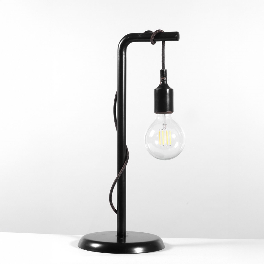 ONLI - Tafellamp WIRE 1xE27/15W/230V 50 cm zwart