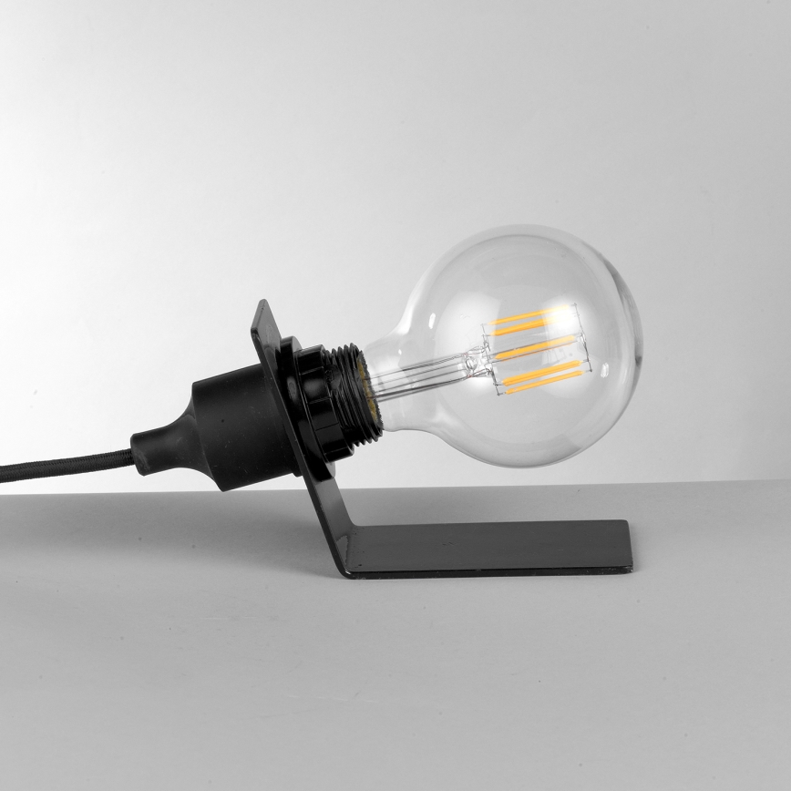ONLI - Tafellamp WIRE 1xE27/15W/230V 9 cm zwart