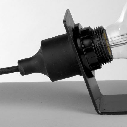 ONLI - Tafellamp WIRE 1xE27/15W/230V 9 cm zwart