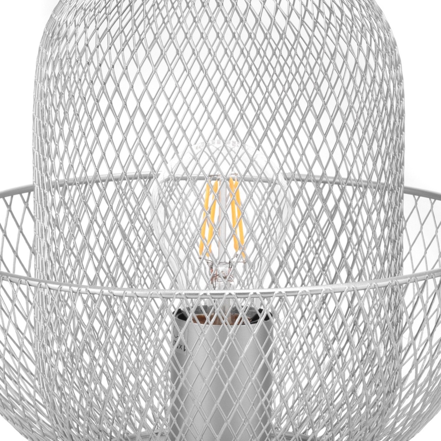 ONLI - Tafellamp ZAIR 1xE27/22W/230V zwart/zilver