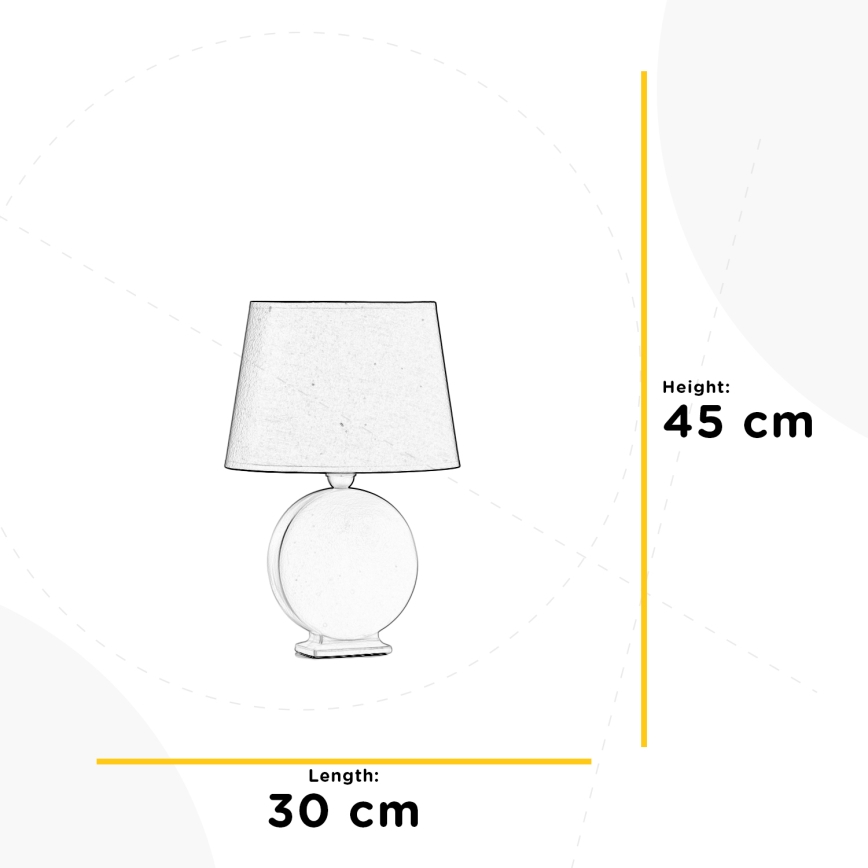 ONLI - Tafellamp ZEN 1xE27/22W/230V 46 cm