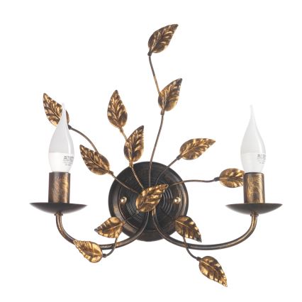 ONLI - Wandlamp COLLANA 1xE14/6W/230V brons/goud