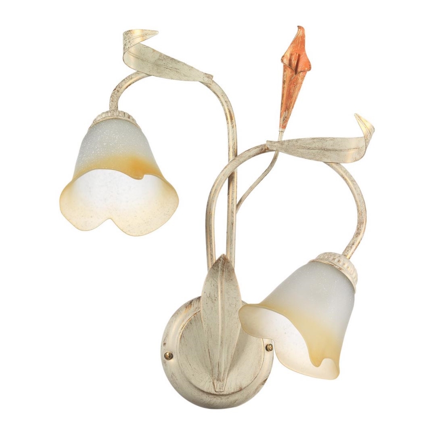 ONLI - Wandlamp LUCREZIA 2xE14/6W/230V crème