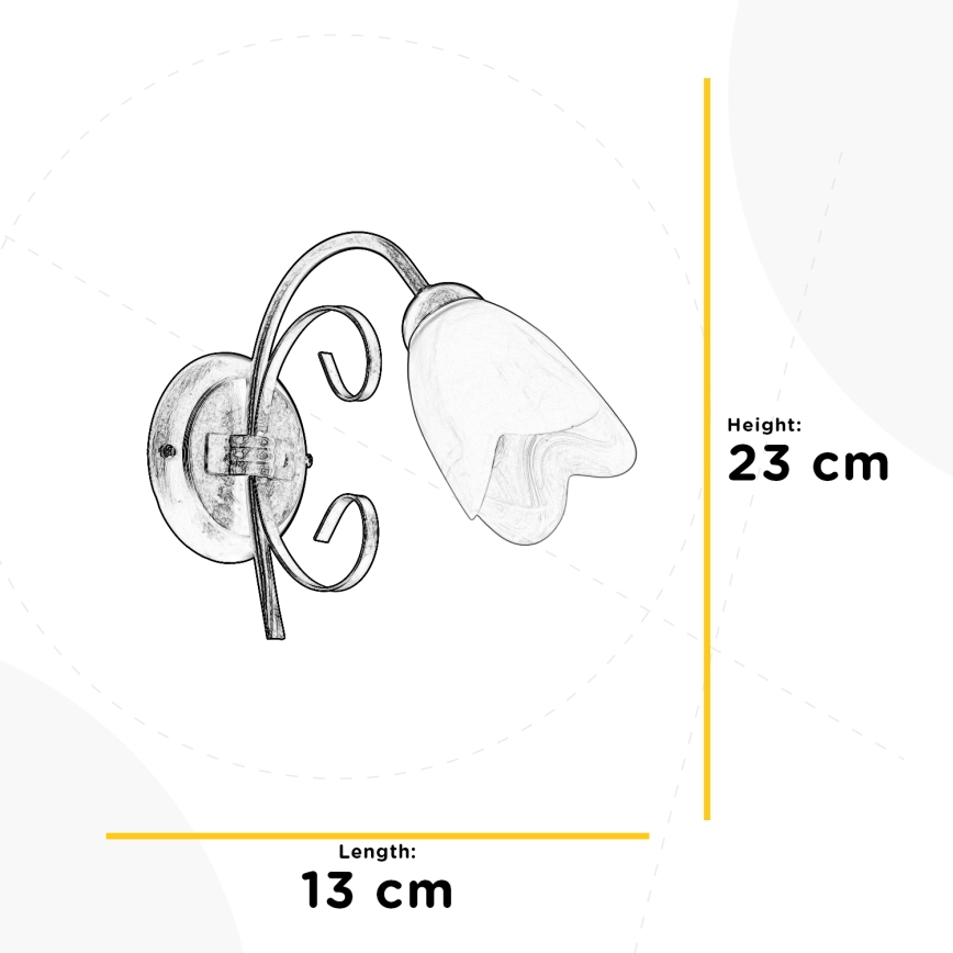 ONLI - Wandlamp ODINO 1xE14/6W/230V