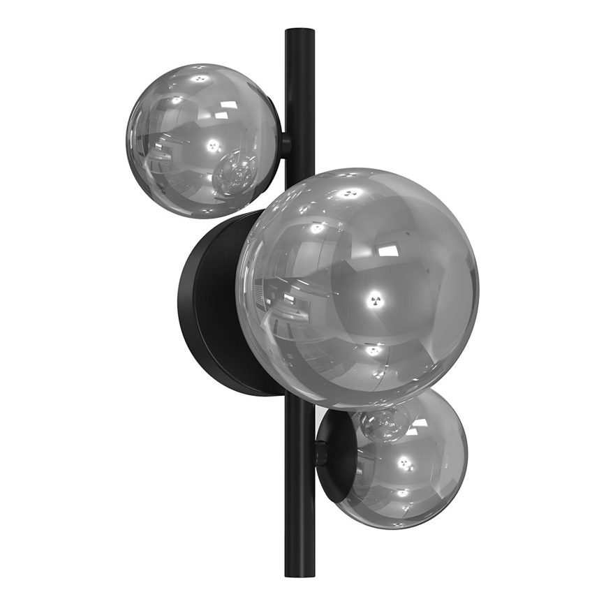 ONLI - Wandlamp PALOMA 3xG9/10W/230V zwart/gerookt