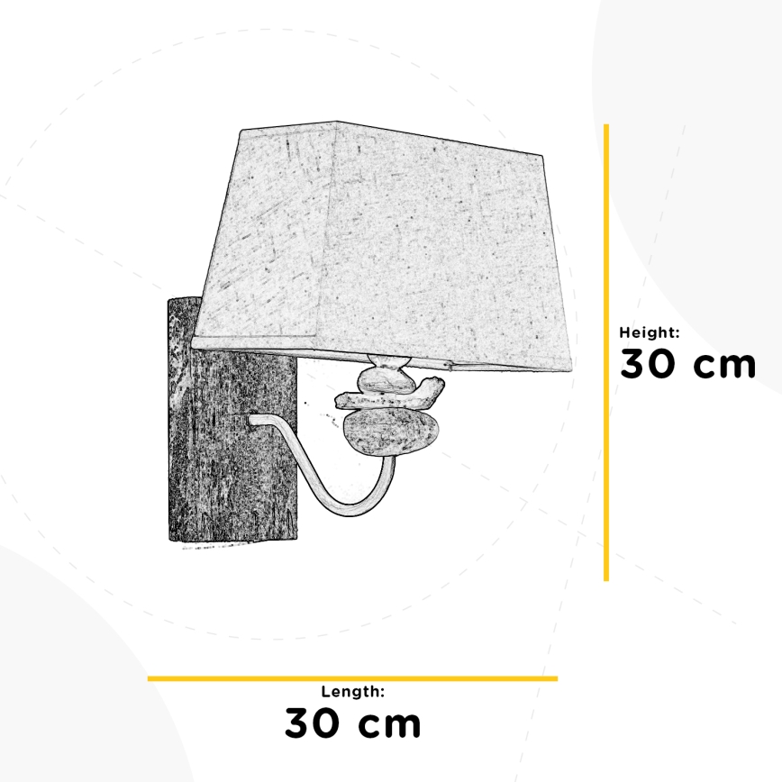 ONLI - Wandlamp SEREGON 1xE27/22W/230V