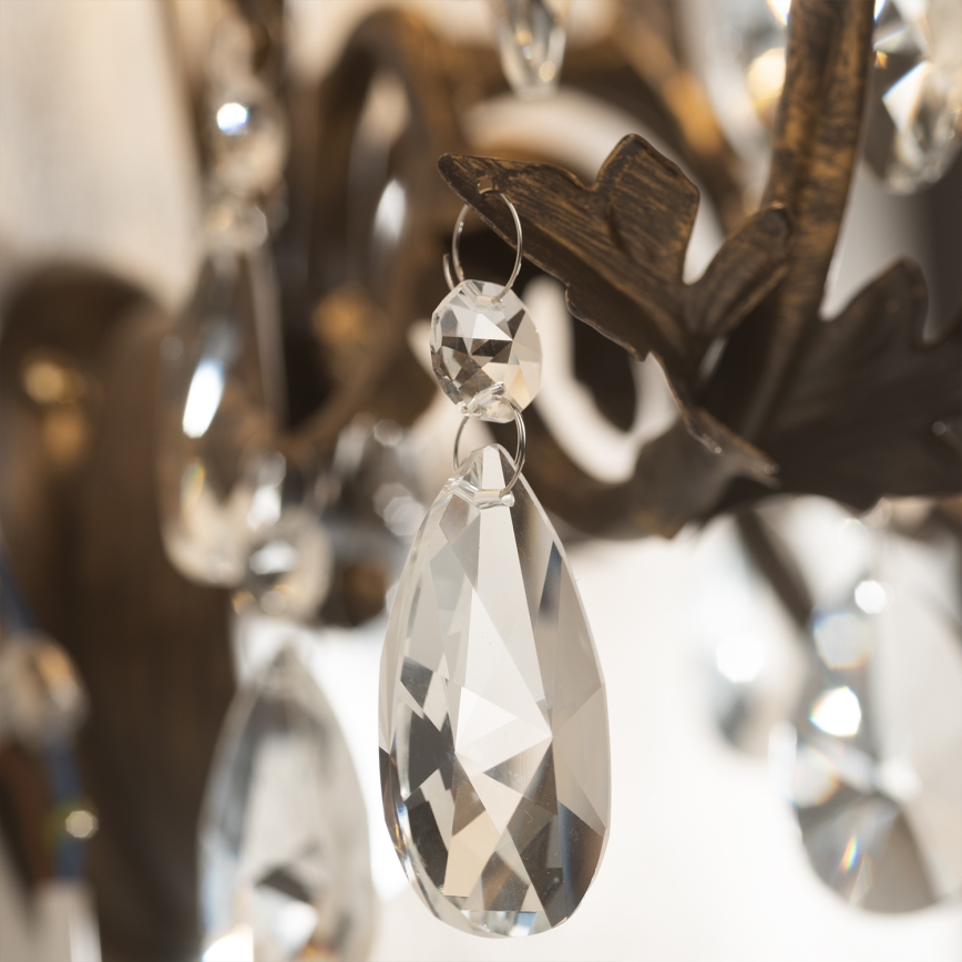 ONLI - Wandlamp TERESA 1xE14/6W/230V brons