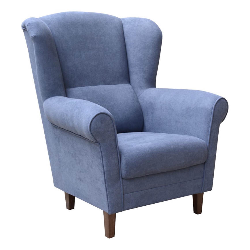 Oorfauteuil GALA blauw