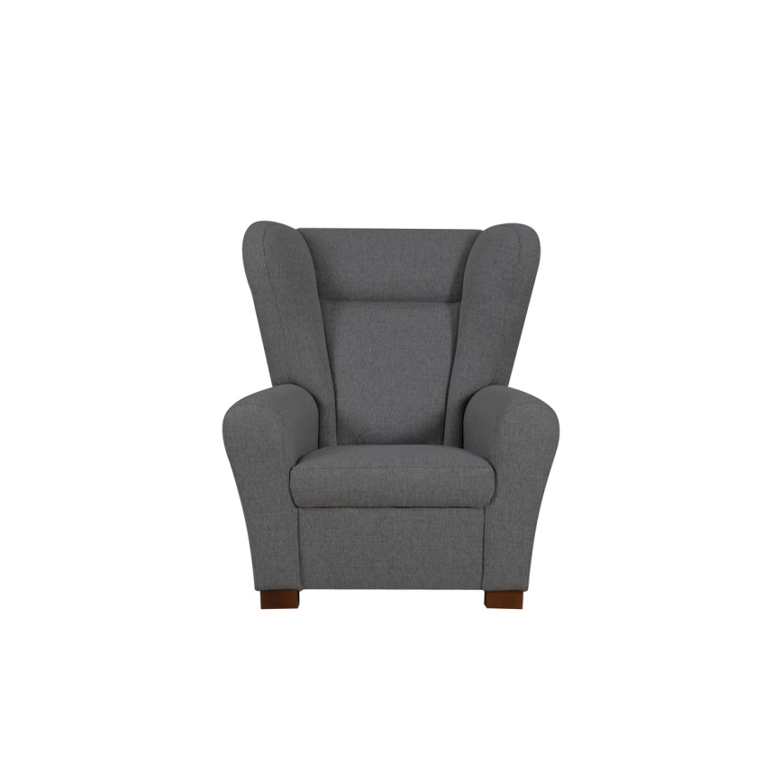 Oorfauteuil VIVA donkergrijs