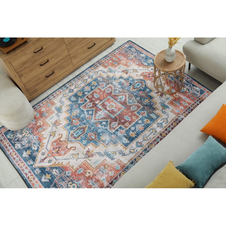 Oosters vloerkleed DOVE-VINTAGE 160x220 cm 2600 g/m2 veelkleurig