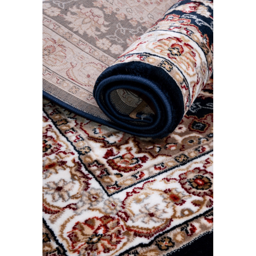 Oosters vloerkleed DUBAI 120x170 cm 2300 g/m2 veelkleurig/blauw