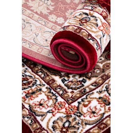 Oosters vloerkleed DUBAI 120x170 cm 2300 g/m2 veelkleurig/rood