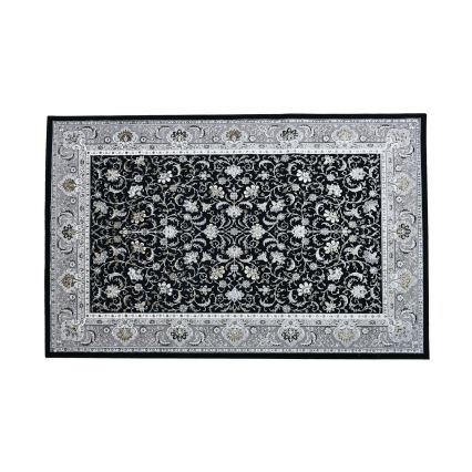 Oosters vloerkleed GRECE 120x170 cm 2150 g/m2 zwart/grijs/wit
