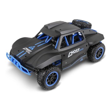 Op afstand bestuurbare Rally auto zwart/blauw