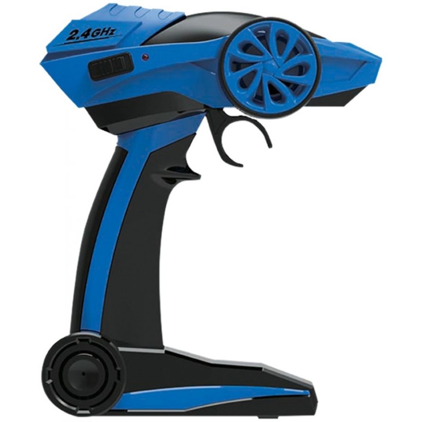 Op afstand bestuurbare Rally auto zwart/blauw