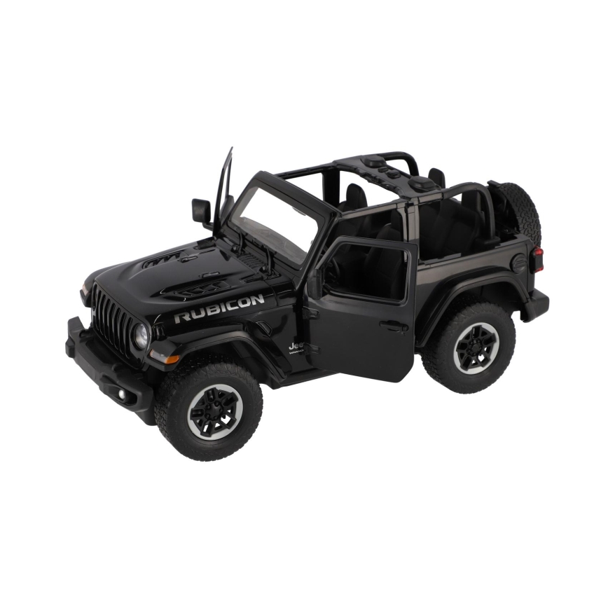 Op afstand bestuurbare RC-auto Jeep Wrangler Rubicon RASTAR 5xAA + 2xAA, zwart