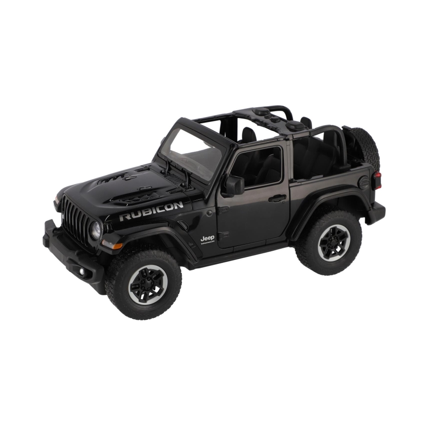 Op afstand bestuurbare RC-auto Jeep Wrangler Rubicon RASTAR 5xAA + 2xAA, zwart