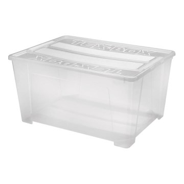 Opbergdoos TEX BOX 150 l doorzichtig