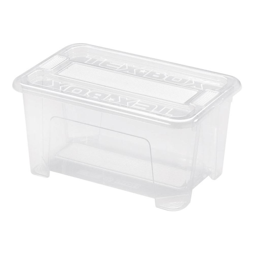 Opbergdoos TEX BOX 4,5 l doorzichtig