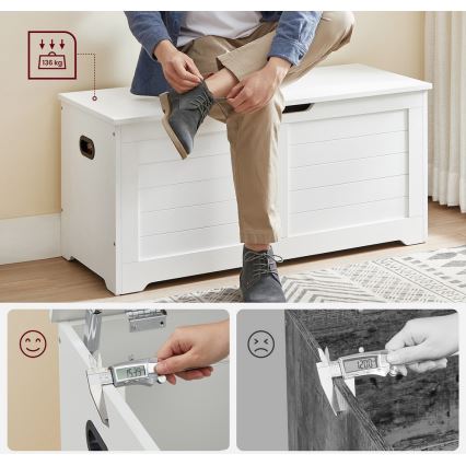 Opbergkist TOVIAN wit