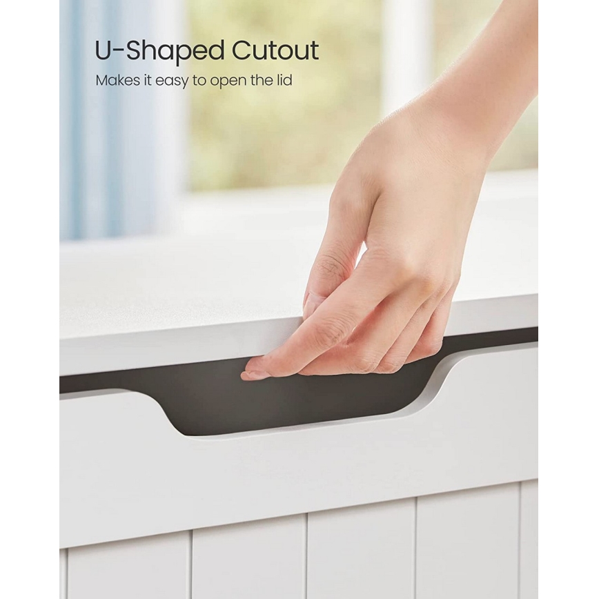 Opbergkist TOVIAN, wit