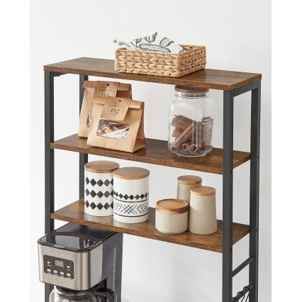 Opbergrek MARGE bruin/zwart