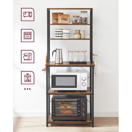 Opbergrek MARGE bruin/zwart