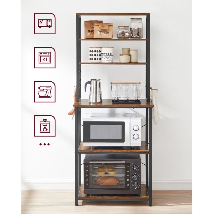 Opbergrek MARGE bruin/zwart