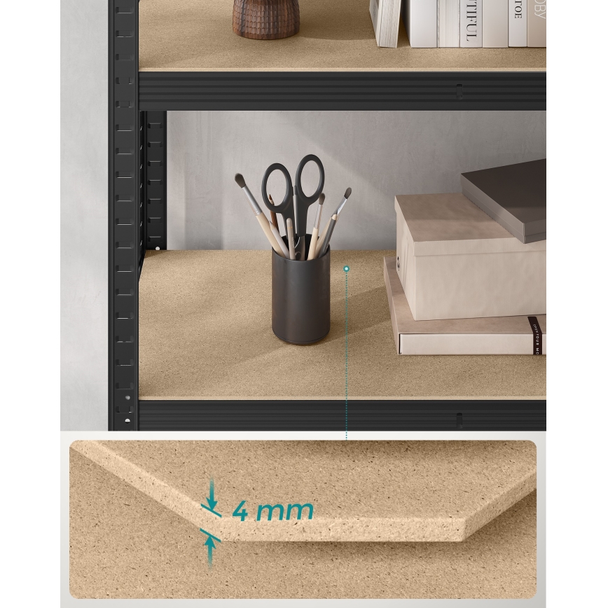 Opbergrek ORDIFY, zwart