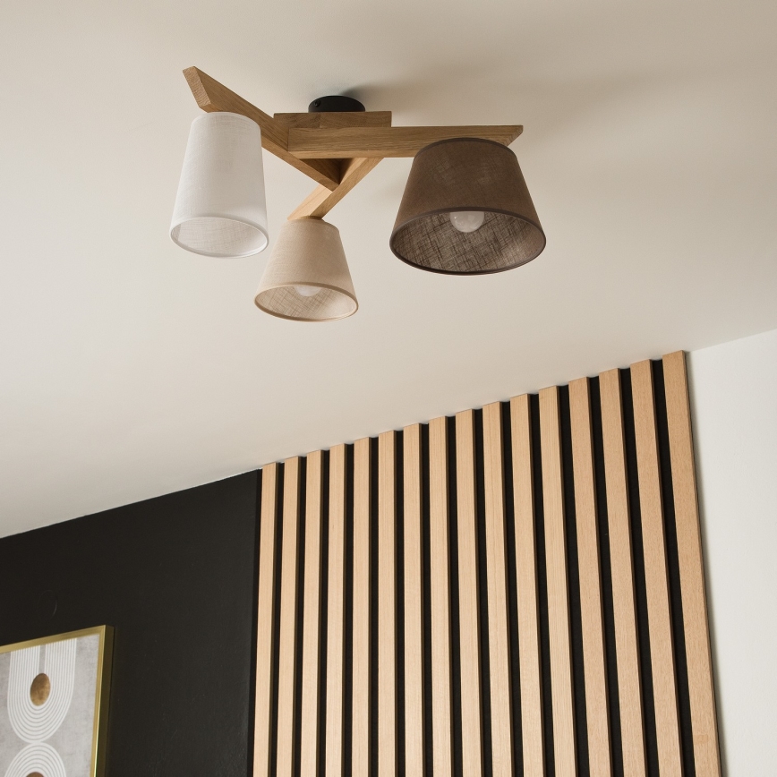 Opbouw plafondlamp ANTONIO 3xE14/40W/230V
