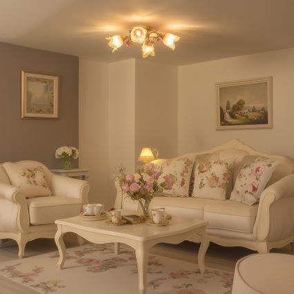 Opbouw plafondlamp FIORINTINO 4xE14/40W/230V