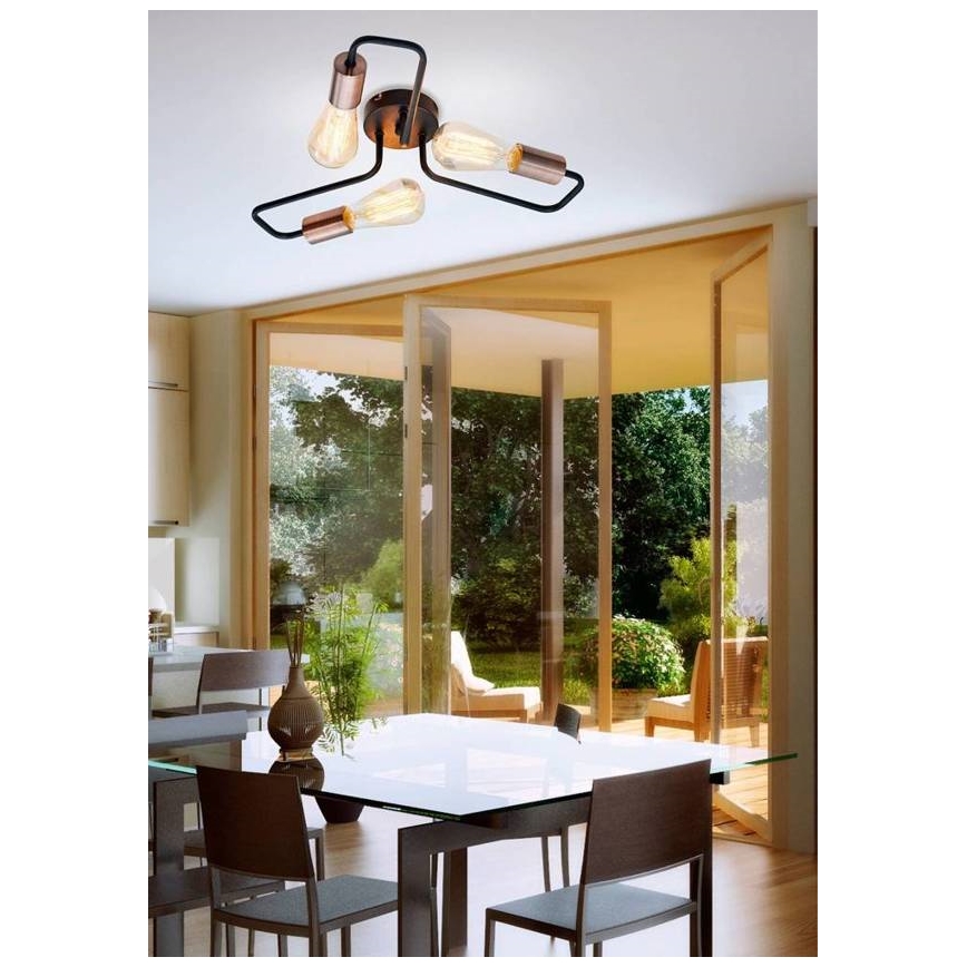 Opbouw plafondlamp HERPE 3xE27/60W/230V