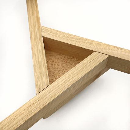 Opbouwkroonluchter ANTONIO 3xG9/5W/230V eiken/wit