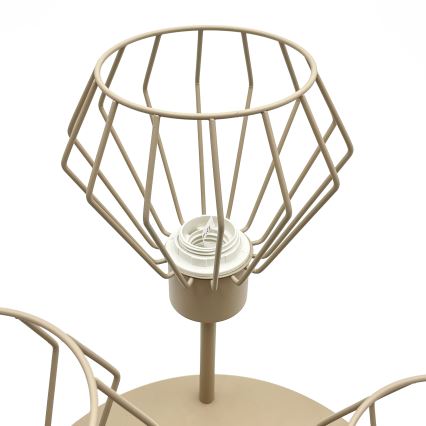 Opbouwkroonluchter AUDREY 3xE27/15W/230V beige