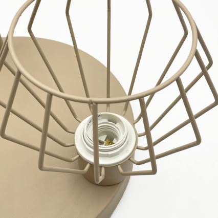 Opbouwkroonluchter AUDREY 3xE27/15W/230V beige