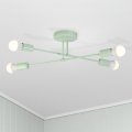 Opbouwkroonluchter CAMBRIDGE 4xE27/15W/230V groen