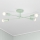 Opbouwkroonluchter CAMBRIDGE 4xE27/15W/230V groen