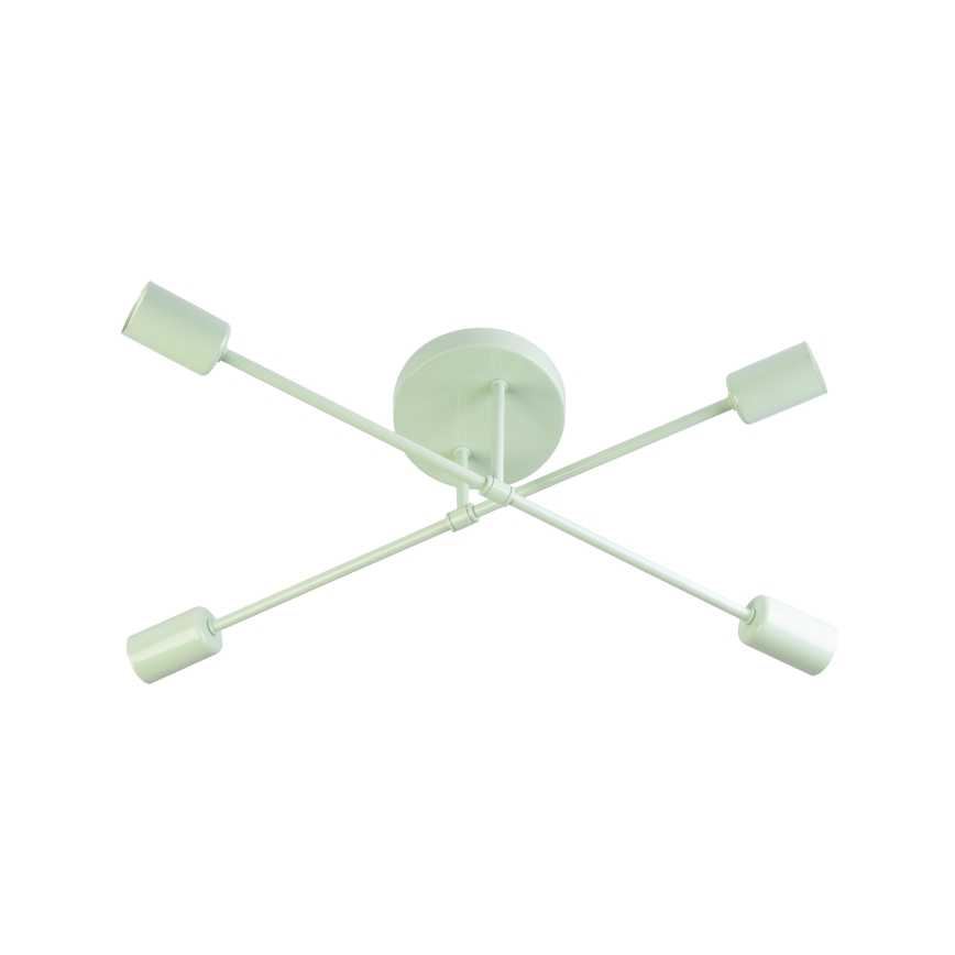 Opbouwkroonluchter CAMBRIDGE 4xE27/15W/230V groen