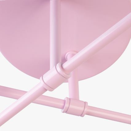 Opbouwkroonluchter CAMBRIDGE 4xE27/15W/230V roze