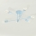 Opbouwkroonluchter CAMBRIDGE 6xE27/15W/230V blauw