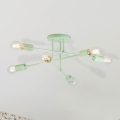 Opbouwkroonluchter CAMBRIDGE 6xE27/15W/230V groen