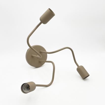Opbouwkroonluchter CHARLIE 3xE27/15W/230V beige