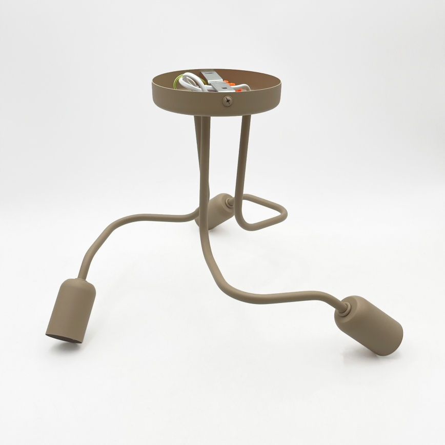 Opbouwkroonluchter CHARLIE 3xE27/15W/230V beige